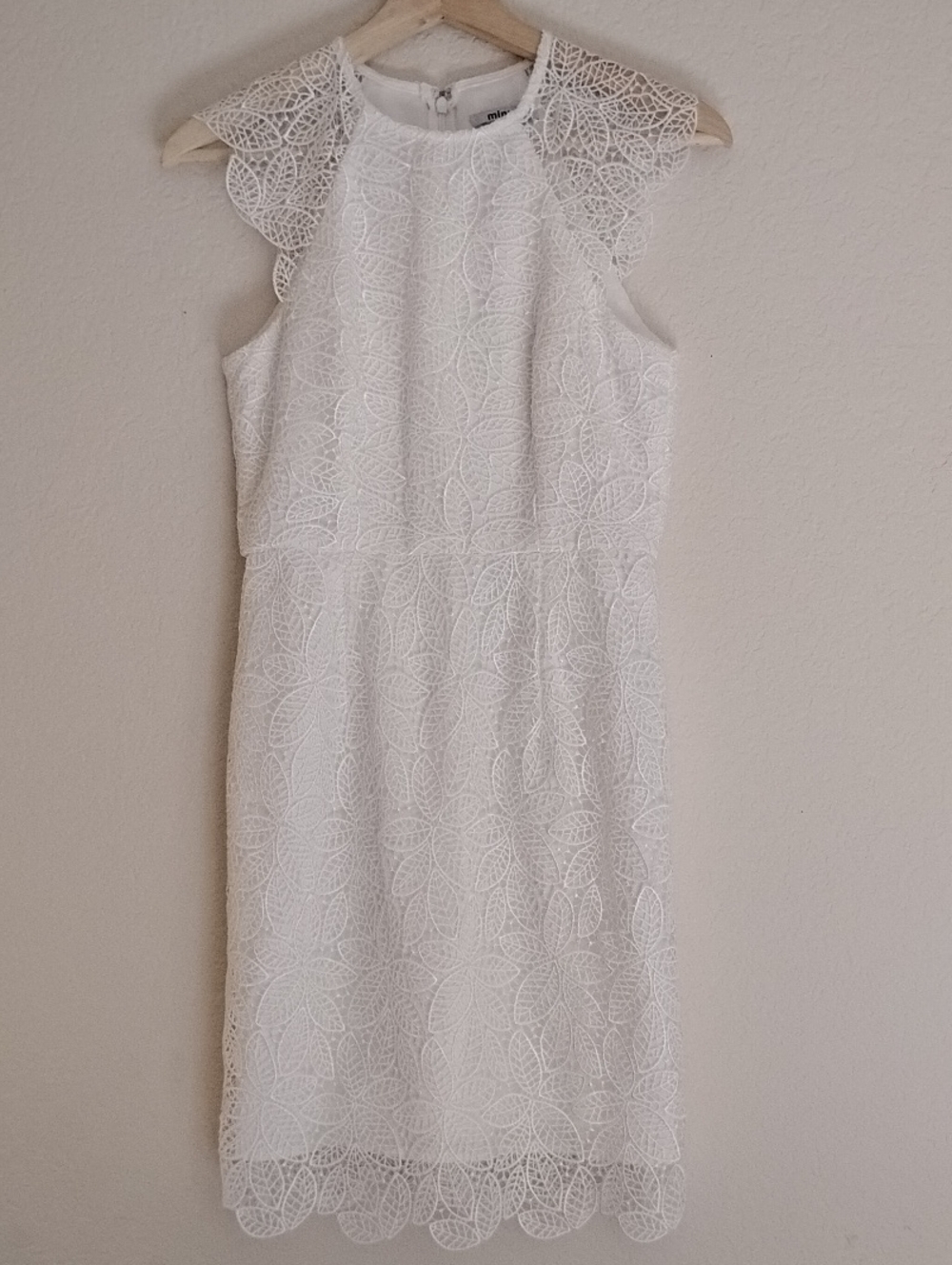 Elevated Event White Lace Sleeveless Dress
